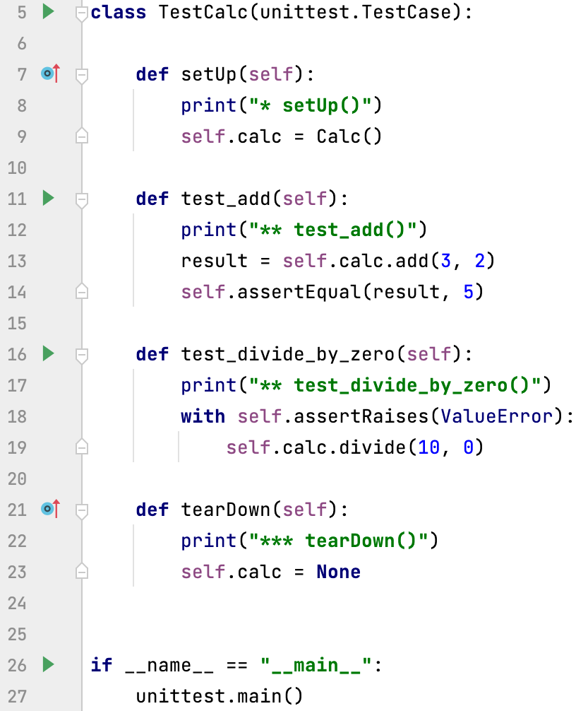 test calc